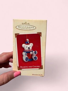 Hallmark Keepsake Ornament Bearing the Colors - Red, White, Blue